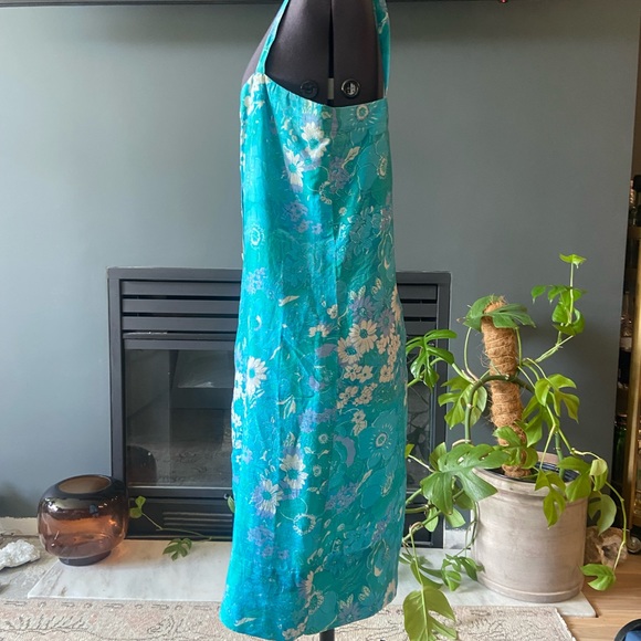 Vintage 70s silk summer dress - Picture 3 of 4